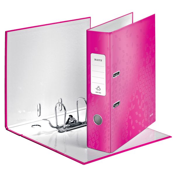 Leitz Wow Ordner pink Rückenbreite 80 mm, SPEZIALBESTELLUNG