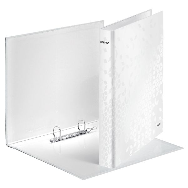 Leitz Wow Ringbuch weiss Rückenbreite 40 mm, SPEZIALBESTELLUNG