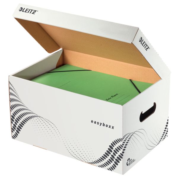 Leitz Easyboxx Archiv Transportboxen weiss, BxHxT 355 x 193 x 252 mm SPEZIALB