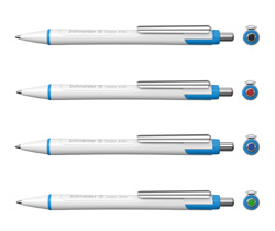 Kugelschreiber Slider Xite blau Gehäuse aus 90% biobasiertem Kunststoff
