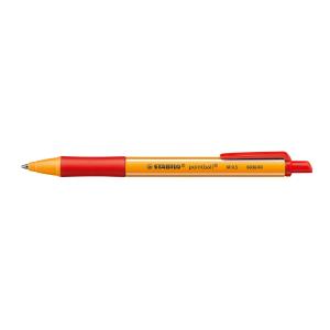 Kugelschreiber Stabilo Pointball rot mind. 79 Prozent Recycling, nachfüllbar