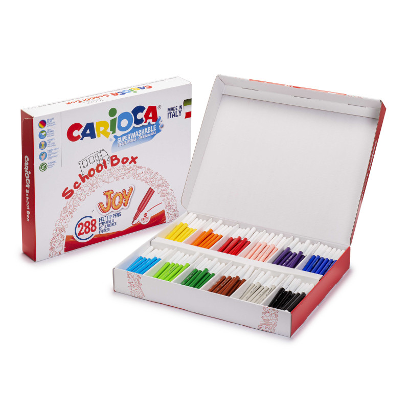 Carioca School Box Joy 2,6 mm Schachtel mit 288 Stück
