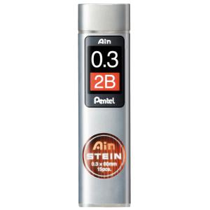 Ersatzminen Pentel Ain Stein 0,3 mm 2B Dösli à 15 Stück, Nr. C273-2B