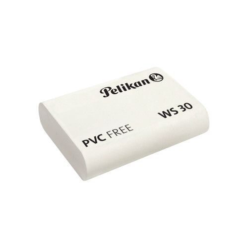 Kunststoff Radiergummi Pelikan WS30 weiss, 29 x 38 x 10 mm