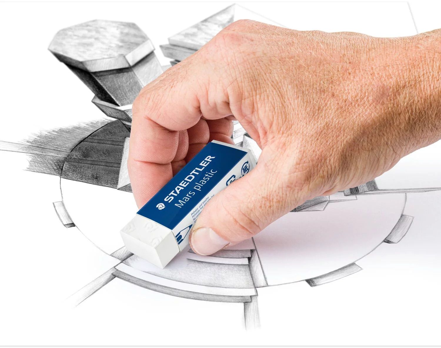 Staedtler Mars Plastic Radiergummi 65x23x13mm / Nr. 52650 SOL. VORRAT!!