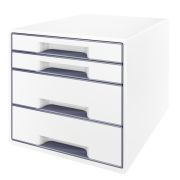 Leitz Wow Cube Schubladenelement 4 Schubladen schwarz/weiss SPEZIALBEST.