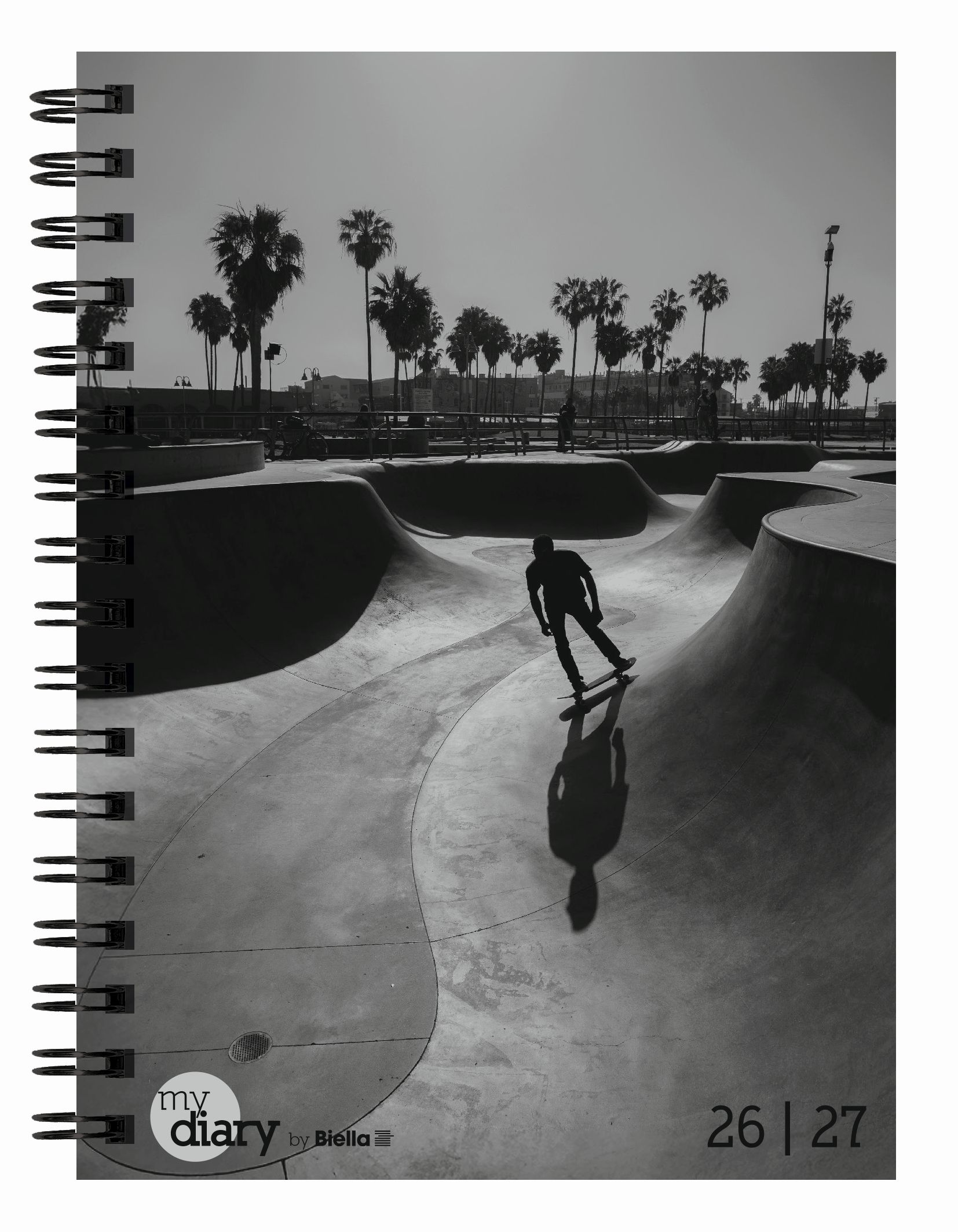 Schüleragenda mydiary 12 x 16,5 cm 3 1/2 Tage pro Seite, Skater