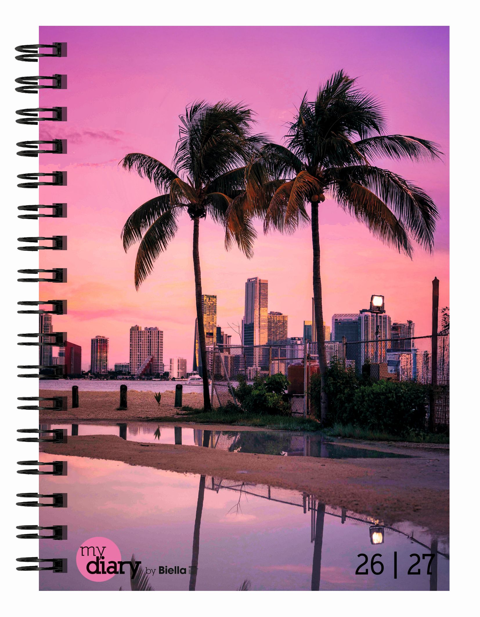 Schüleragenda mydiary 12 x 16,5 cm 3 1/2 Tage pro Seite, Wire-O, Miami