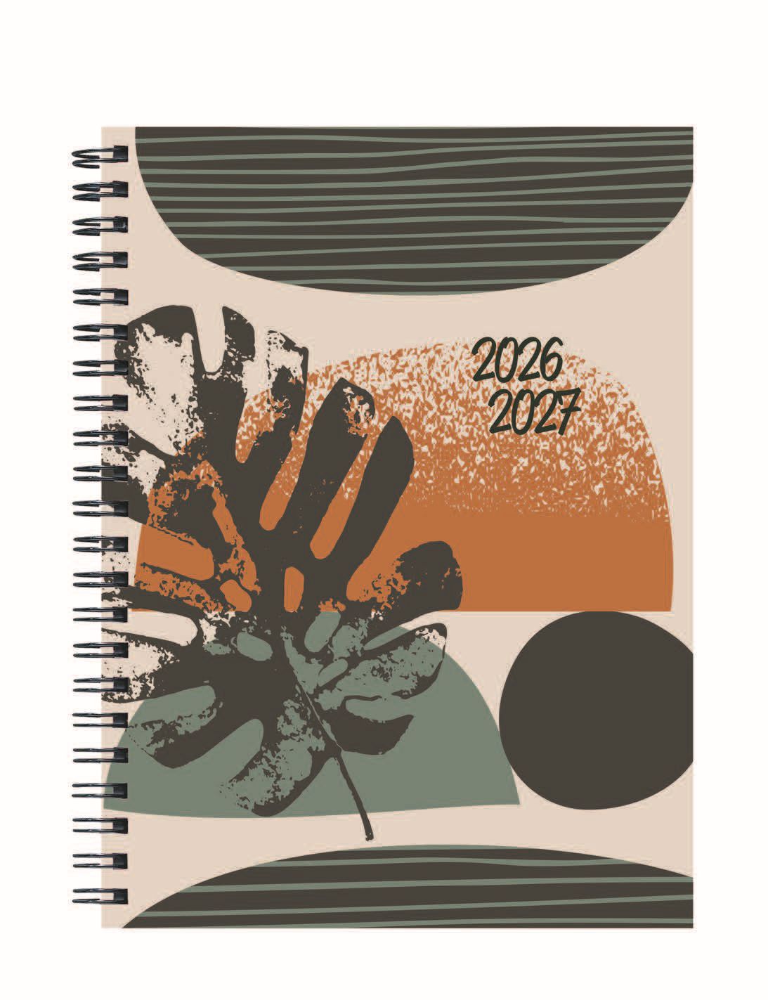 Schüleragenda Herlitz Ecoline A5 Tropical Leaf, 1 Woche auf 2 Seiten SPEZ