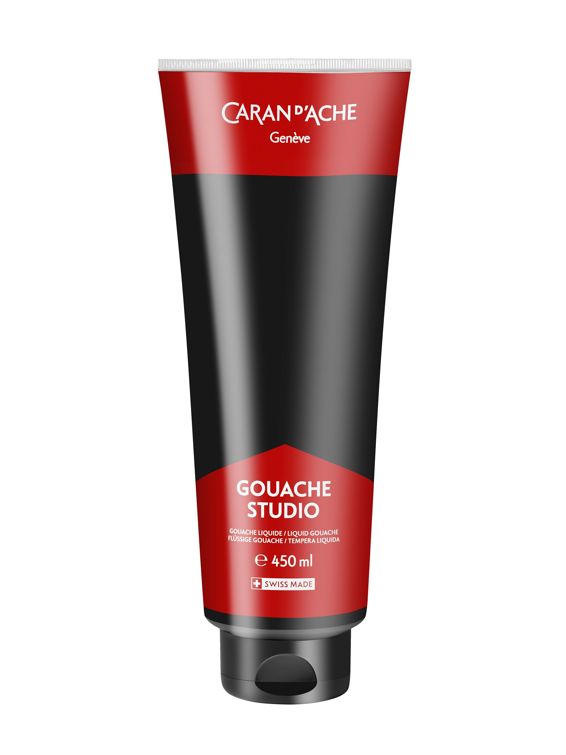 CdA Gouache Studio Tuben schwarz 450ml, Nr. 2340.009