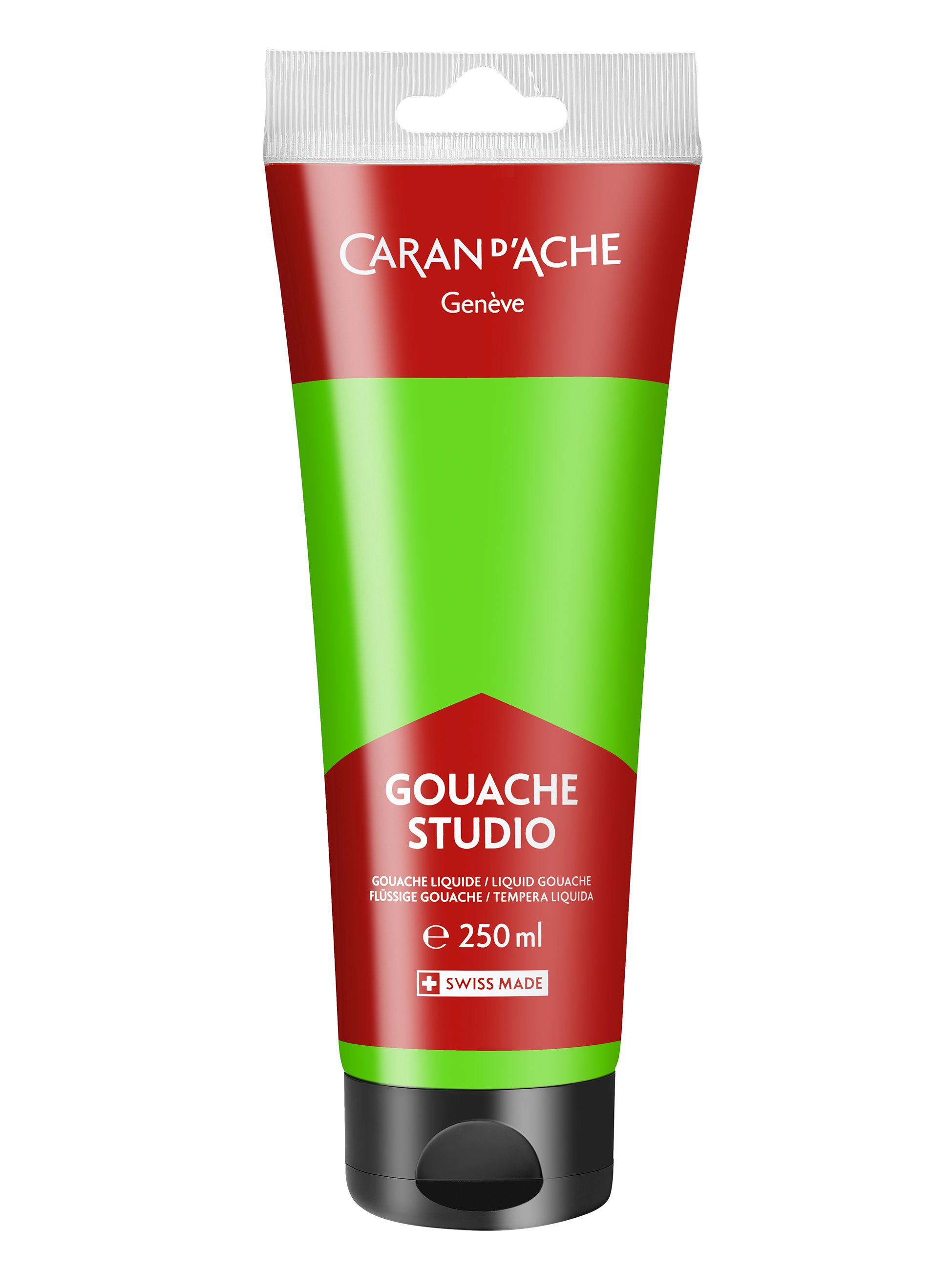 CdA Gouache Studio Tuben gelbgrün fluo 250ml, Nr. 2331.230