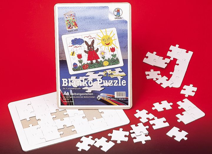 Ursus Blanko Puzzle A4 weiss 72 Teile SPEZIALBESTELLUNG