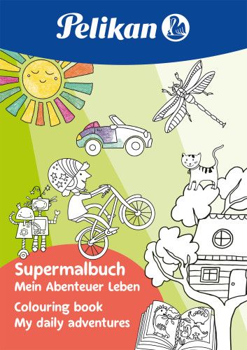 Pelikan Supermalbuch Mein Abenteuer Leben, 64 Seiten