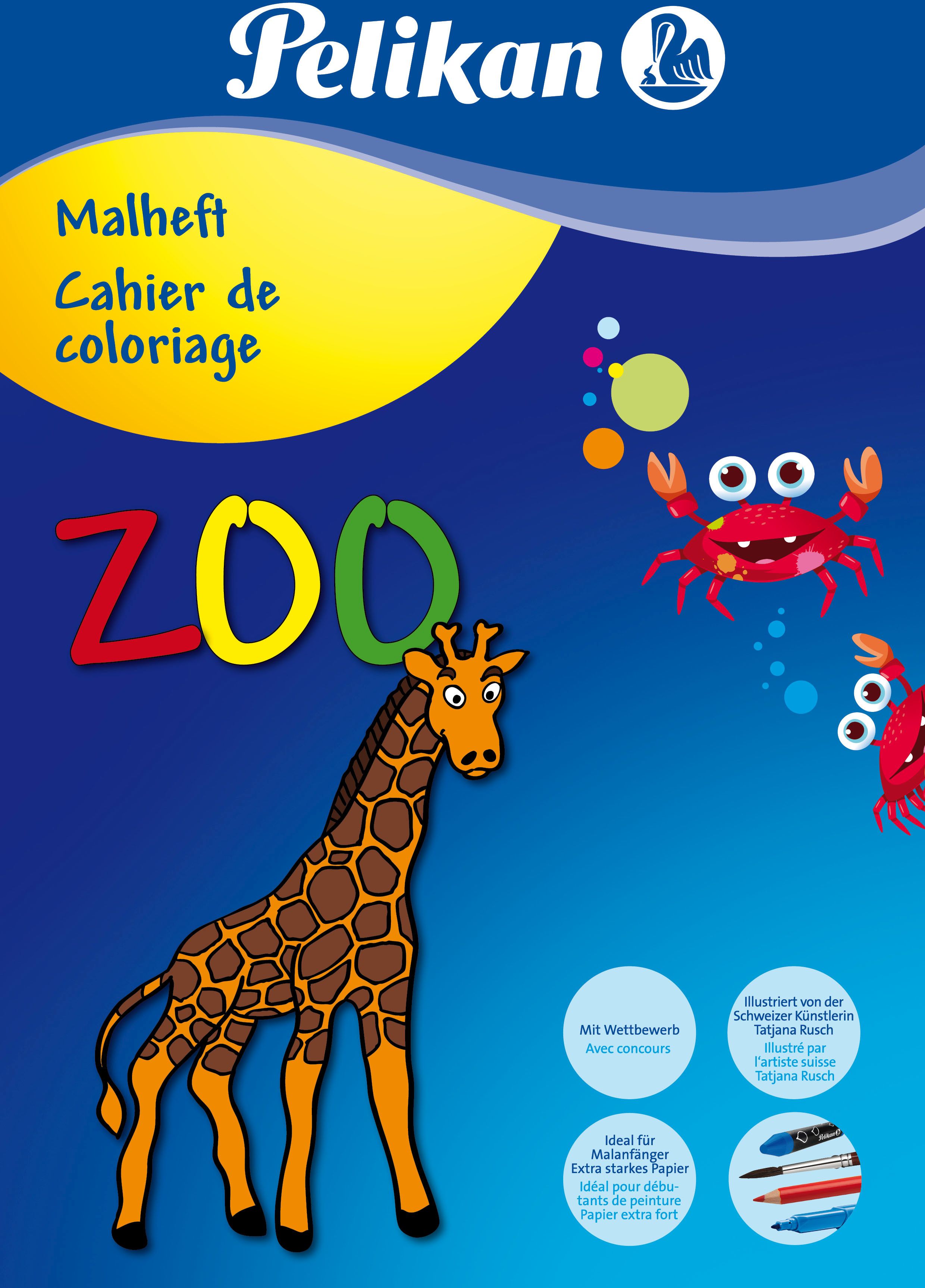 Pelikan Malheft A4 Zoo 32 Seiten 