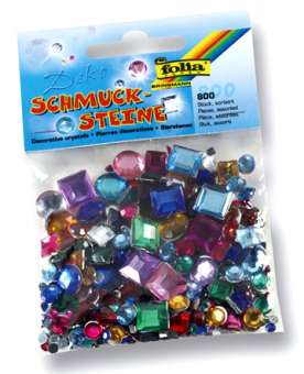 Schmucksteine zum Kleben gemischt Beutel à 800 Stk. SPEZIALBESTELLUNG