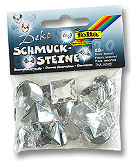 Schmucksteine mit Löchern Mix Crystal Beutel à 20 Stk. SPEZIALBESTELLUNG
