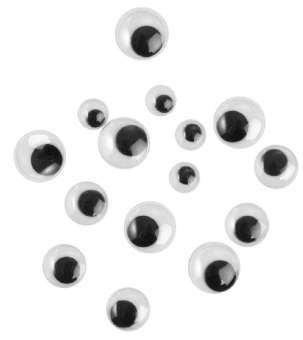 Wackelaugen selbstklebend 7 mm Beutel à 100 Stk. SPEZIALBESTELLUNG
