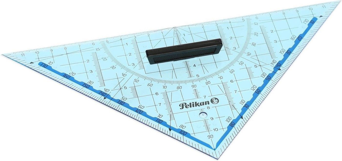 Geometrie-Dreieck Pelikan Länge 25 cm Griff abnehmbar
