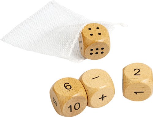 Mathematikwürfel gross 5 x 5 x 5 cm Set à 4 Stück SPEZIALBESTELLUNG!!!