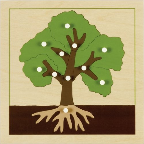 Botanische Puzzle Baum 24 x 24 cm aus Holz SPEZIALBESTELLUNG!!!