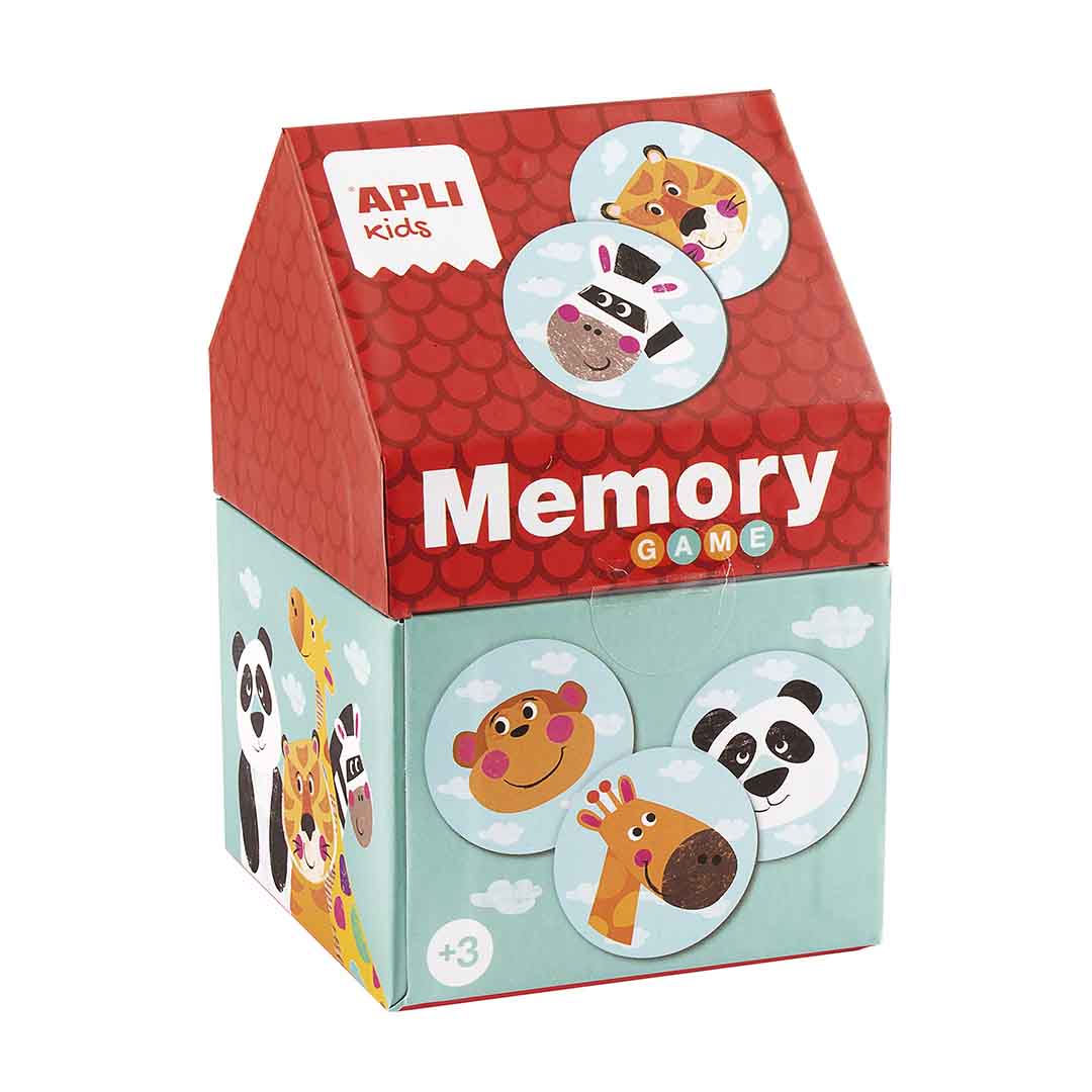 Memory Spiel Safari 24 Memory Kreise, 12 Tiermotiv Paar