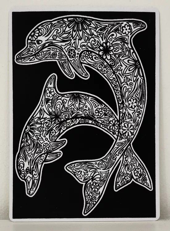 TataRuga Samtbild A4 Delfine SPEZIALBESTELLUNG