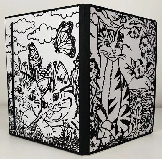 TataRuga Samtmappe B4 Kätzchen SPEZIALBESTELLUNG