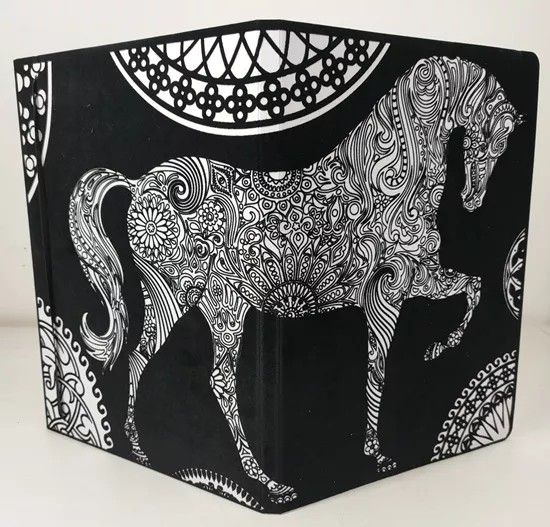 TataRuga Samtmappe B4 Pferd SPEZIALBESTELLUNG