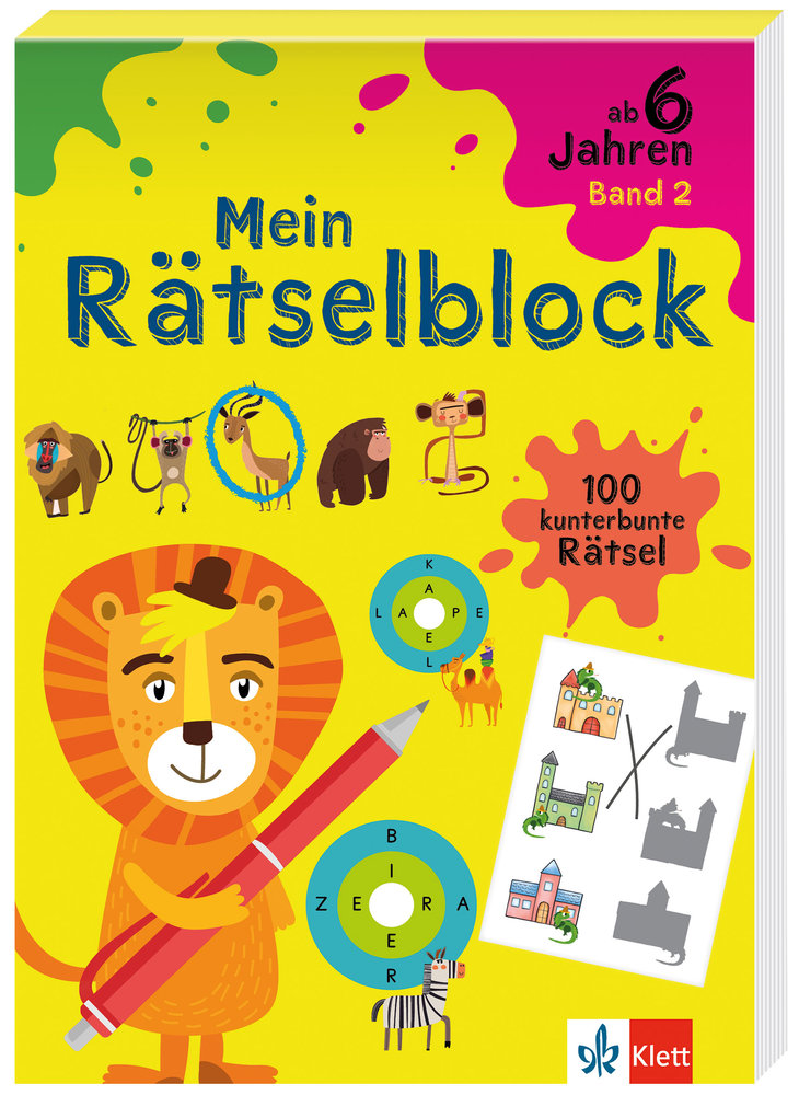 Rätselblock ab 6 Jahren, Band 2 SPEZIALBESTELLUNG
