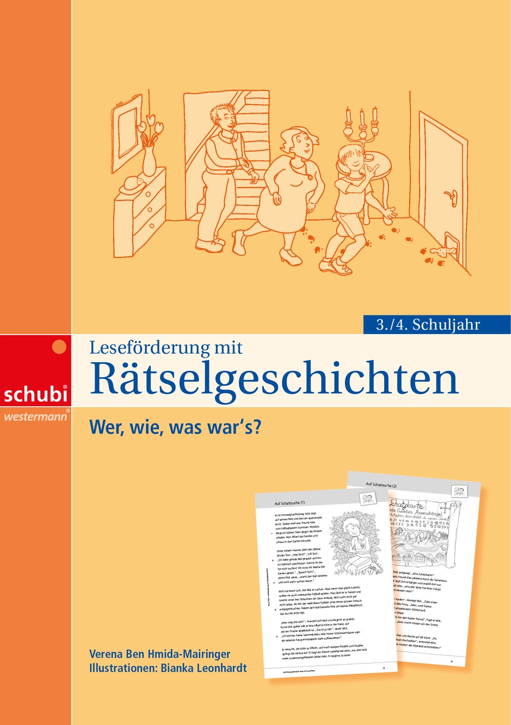 Lesefoerderung mit Rätselgeschichten,3-4 Wer, wie, was war's?