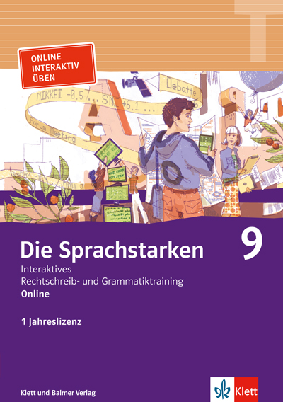 Die Sprachstarken 9, interakt. Rechtschr Gramm.tr., 1-Jahres-Lizenz, SPEZIALBEST.