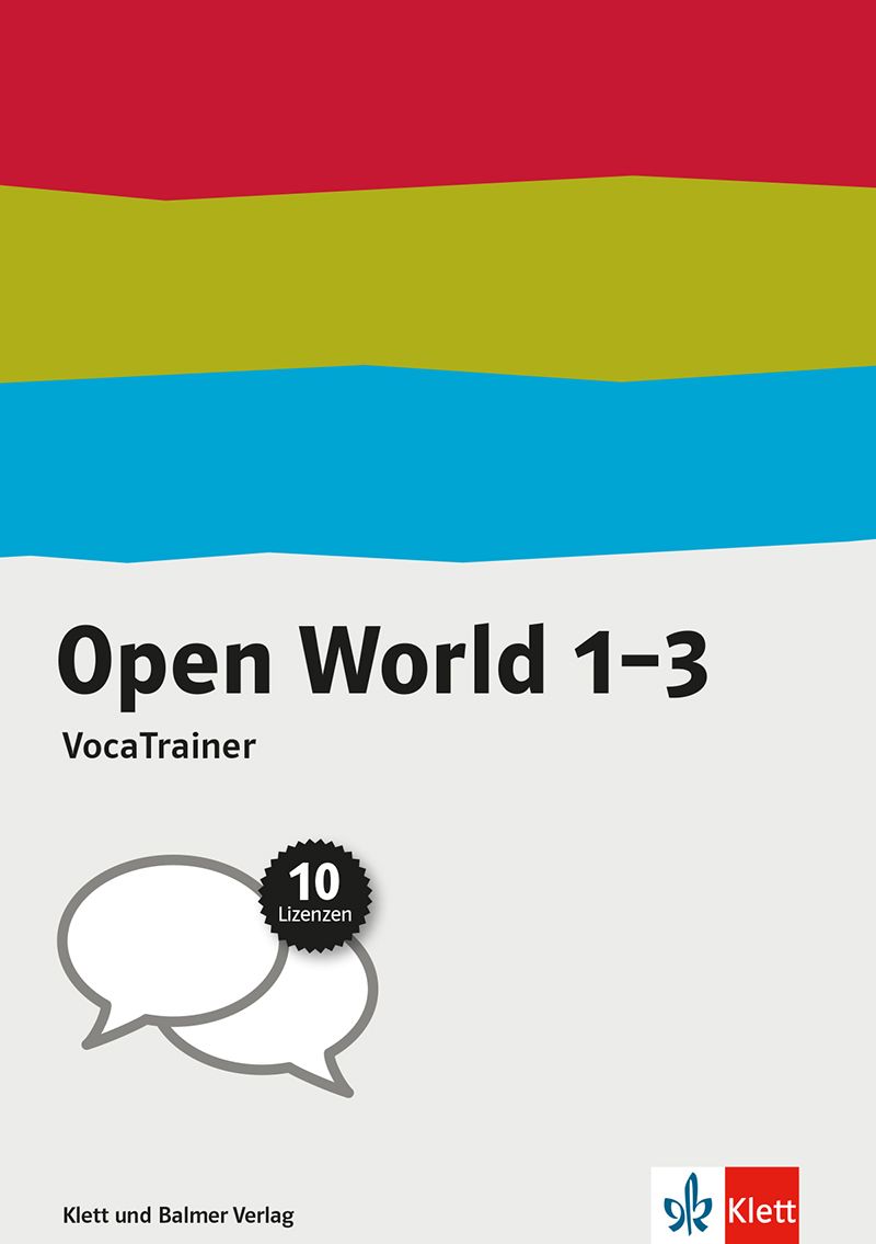 Open World 1-3, VocaTrainer,10x1-Jahres- Lizenz