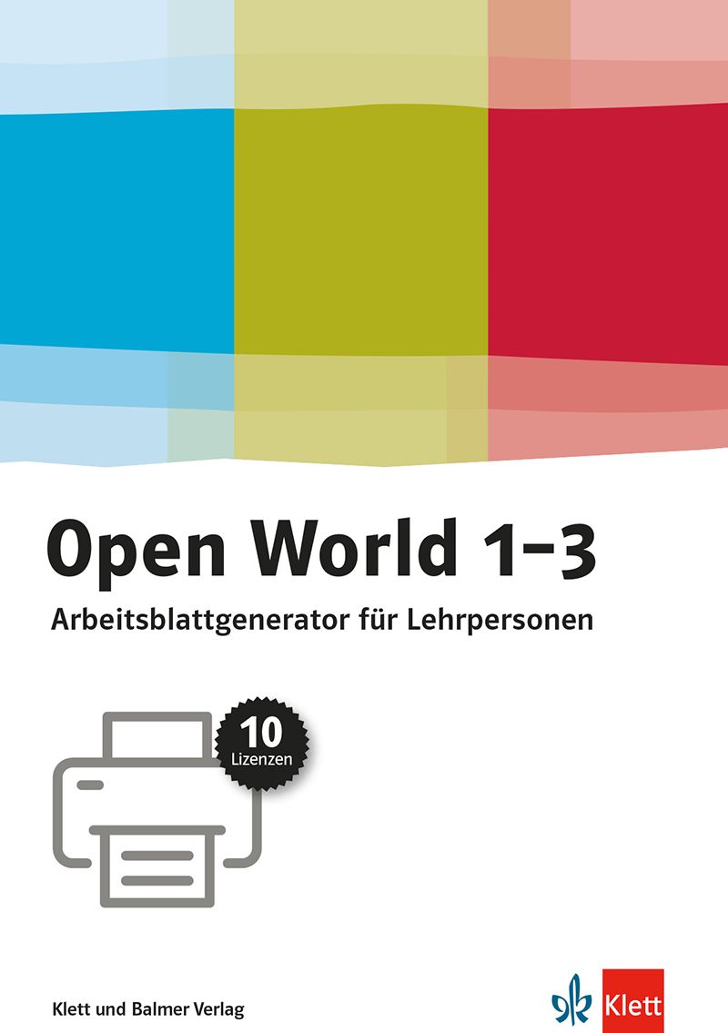 Open World 1-3,Arbeitsblattgenerator, LP 10 Einjahreslizenzen