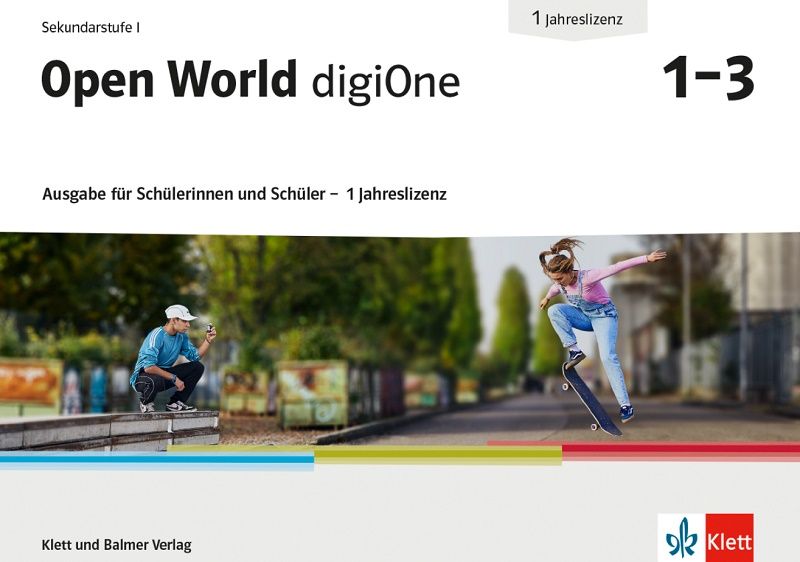 Open World 1-3, digiOne 1 Jahr für SuS 1-Jahres-Lizenz