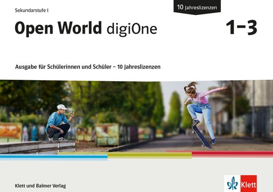 Open World 1-3, digiOne 10x1 Jahr f. SuS 10 x 1-Jahres-Lizenz