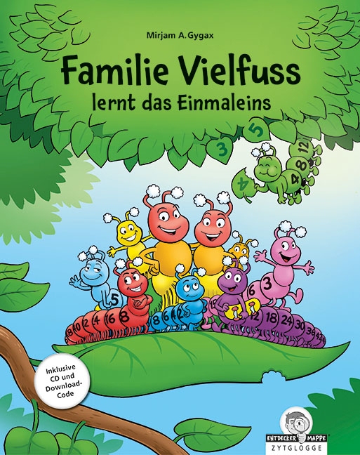 Familie Vielfuss lernt das Einmaleins inkl. CD und Download-Code, SPEZIALBEST.