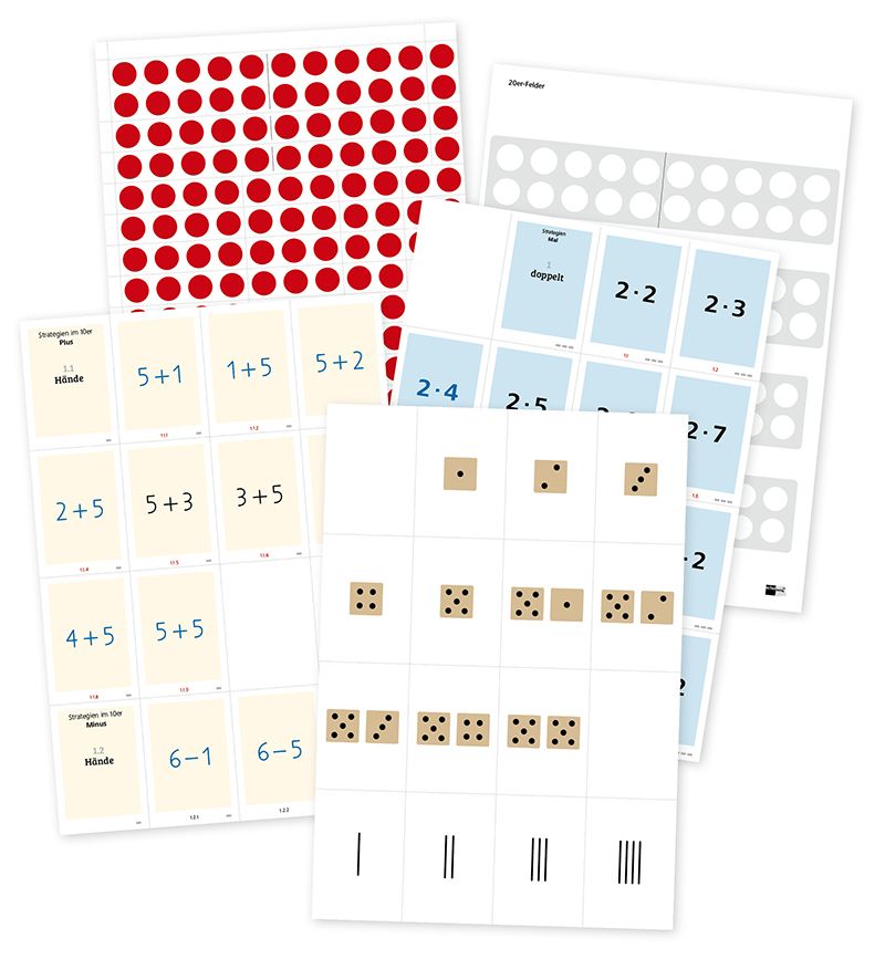 Mathwelt 1, Strategiekarten im Set 