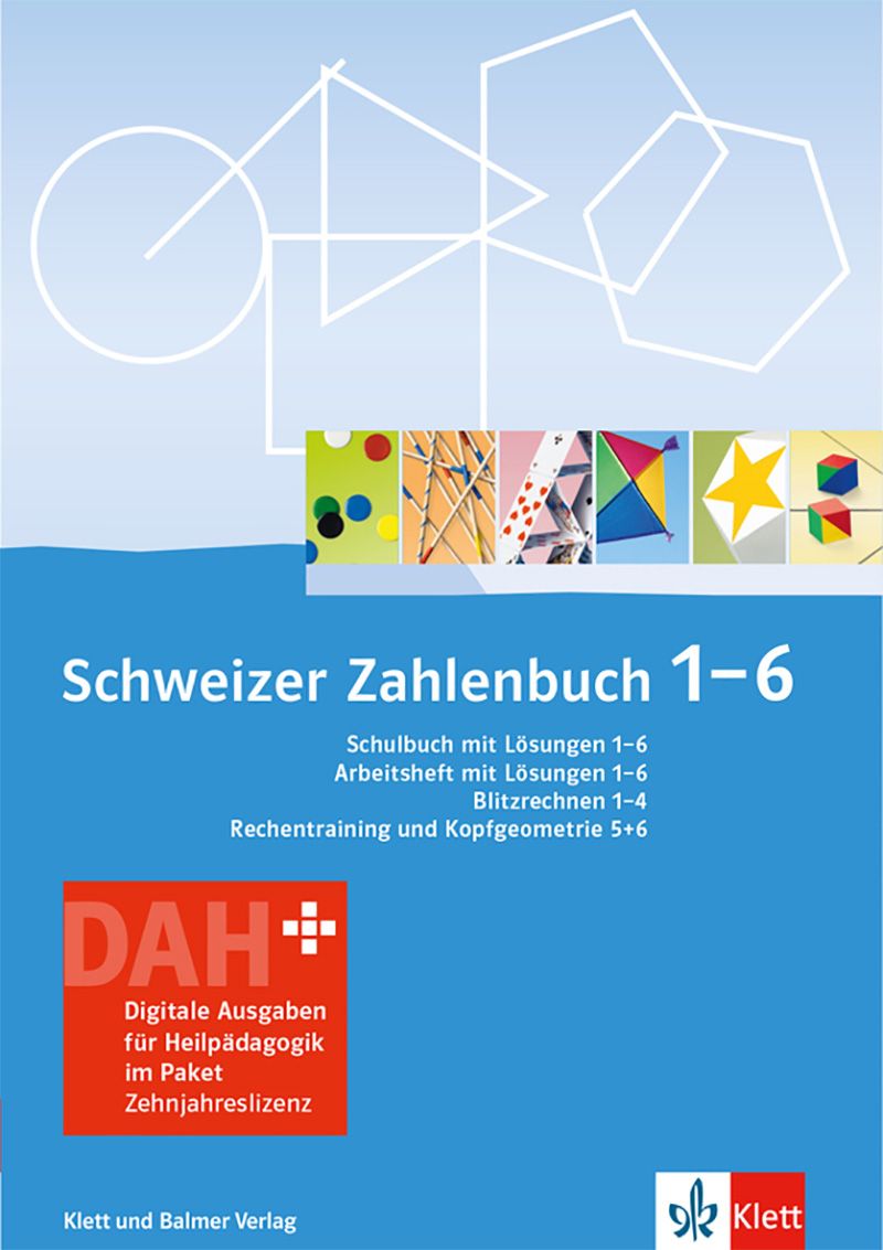 Schweizer Zahlenbuch 1-6 DAH, digit- Aus gaben für Heilpädagogik