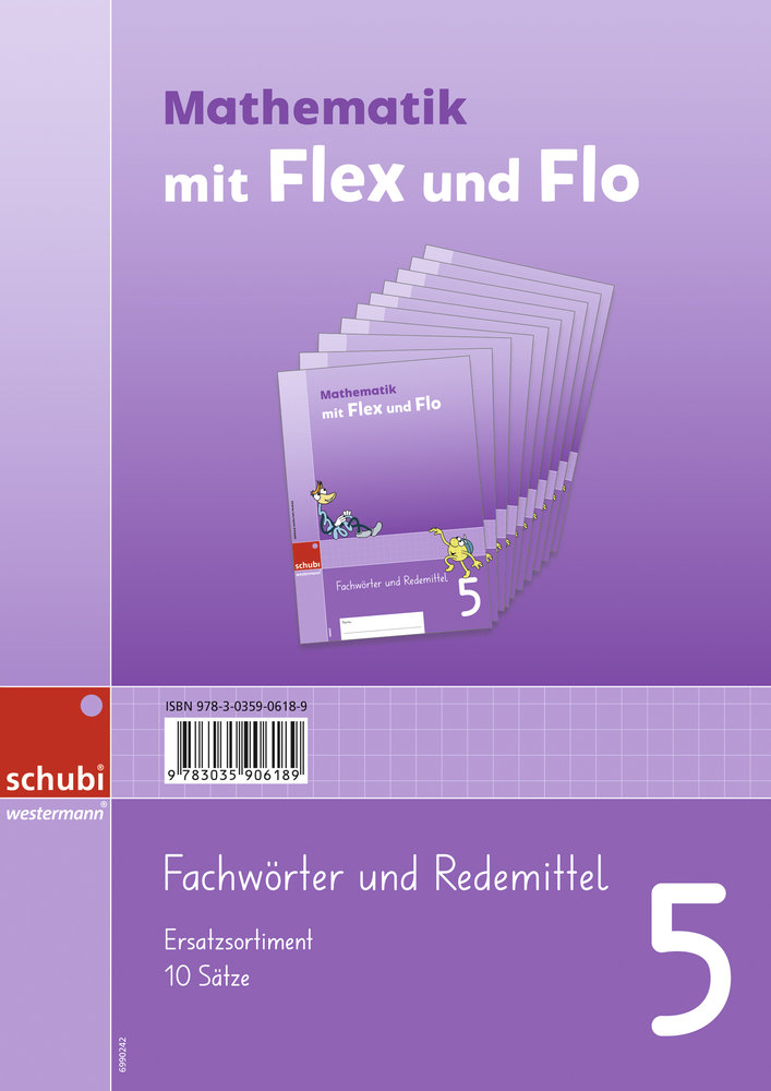 Flex und Flo Mathe 5 Nachkaufset Fachwörter und Redemittel, S