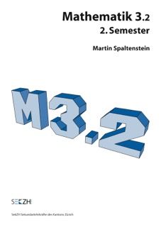 Mathematik M 3.2 Sek, 2. Semester Kopiervorlagen und Lösungen