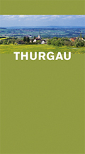 Schulkarte Thurgau, 1:100'000 Schülerausgabe gefaltet, mit Bezirken