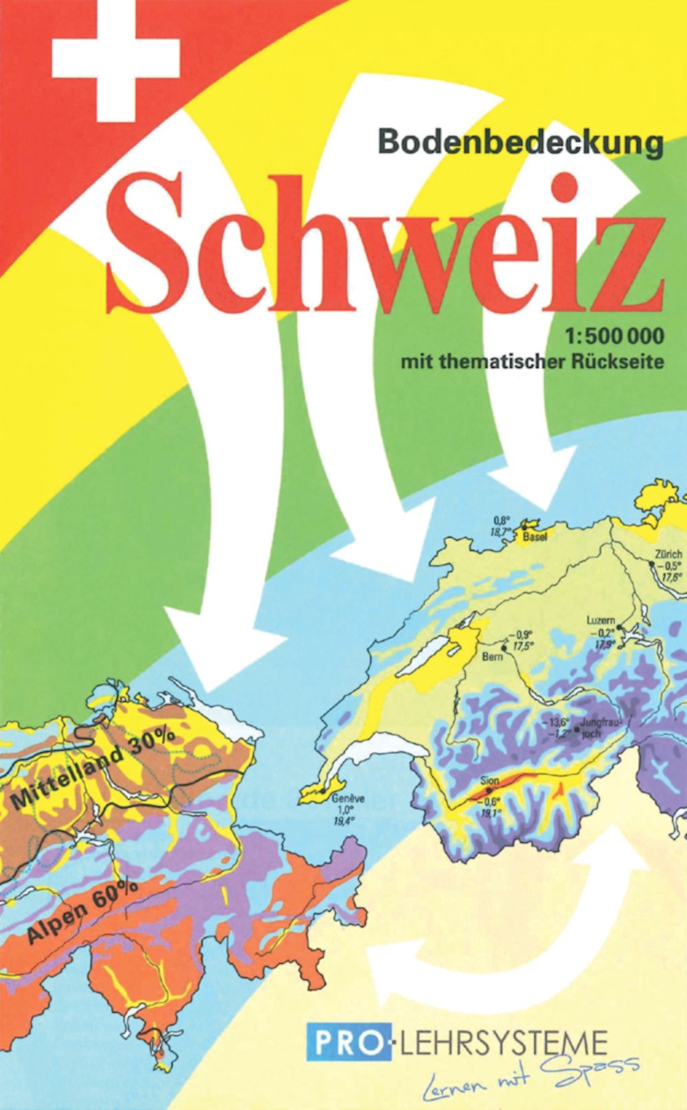 Karte Schweiz, 1:500'000 SPEZIALBESTELLUNG