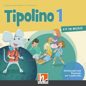 Tipolino 1, Fit in Musik 5 Audio-CD's