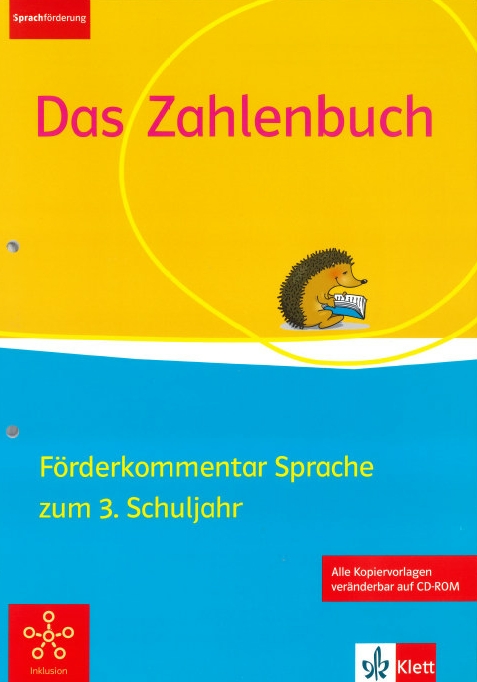 Das Zahlenbuch 3, Förderkommentar Sprache, Kopiervorlagen, CDR