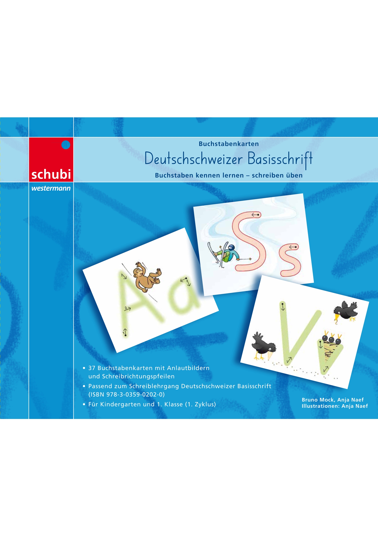 Buchstabenkarten zu Schreiblehrgang Deutschschweizer Basisschrift