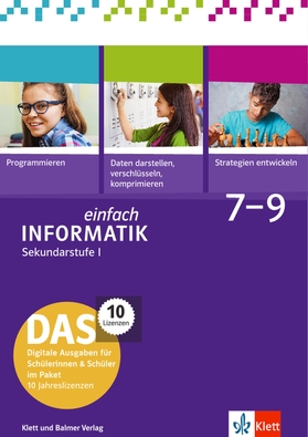 einfach Informatik 7-9, DAS, 3 Schul- büchDigit. Ausg. für SuS., SPEZIALB