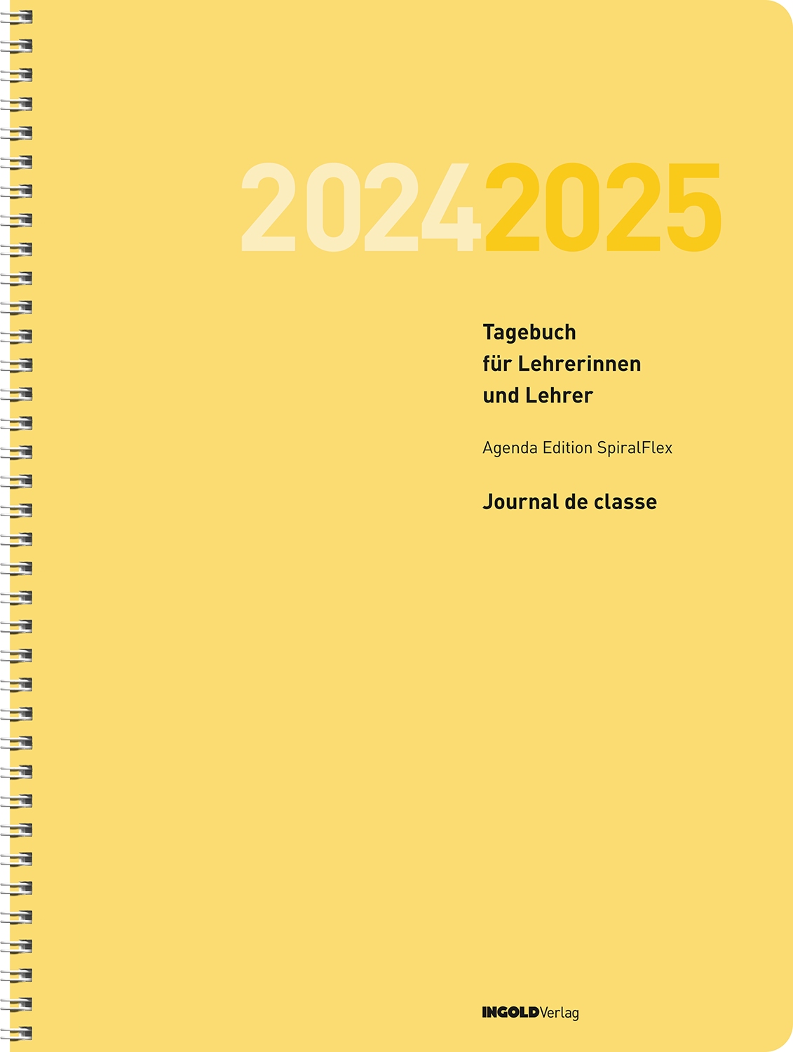 Lehrerinnen- und Lehrertagebuch 2024/25 Spiralbindung / SPEZIALBESTELLUNG!!!