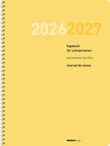 Lehrerinnen- und Lehrertagebuch 2026/27 Spiralbindung, ersch. Feb. 26!