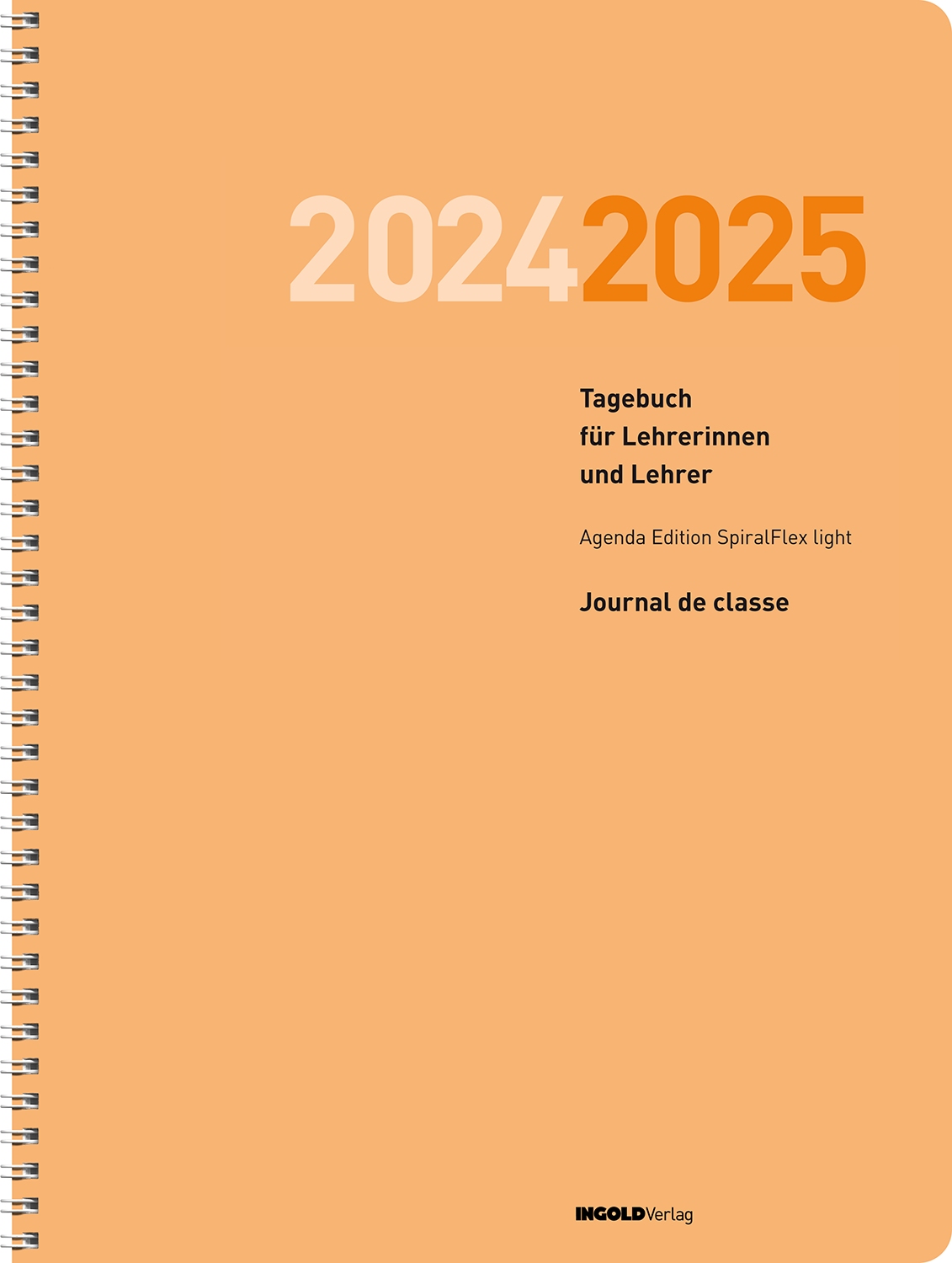 Lehrerinnen- und Lehrertagebuch 2024/25 Spiralbind. LIGHT / SPEZ.BESTELLUNG!!!