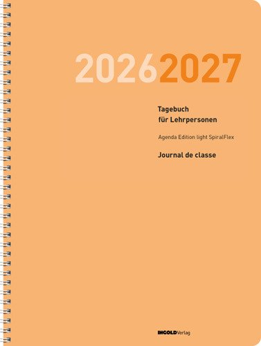Lehrerinnen- und Lehrertagebuch 2026/27 Spiralbindung LIGHT, ersch. Feb. 26!